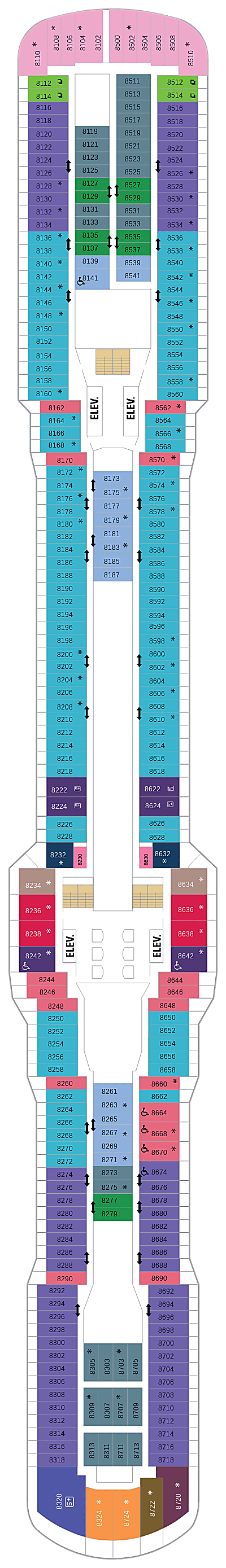 Anthem of the Seas Deck 8