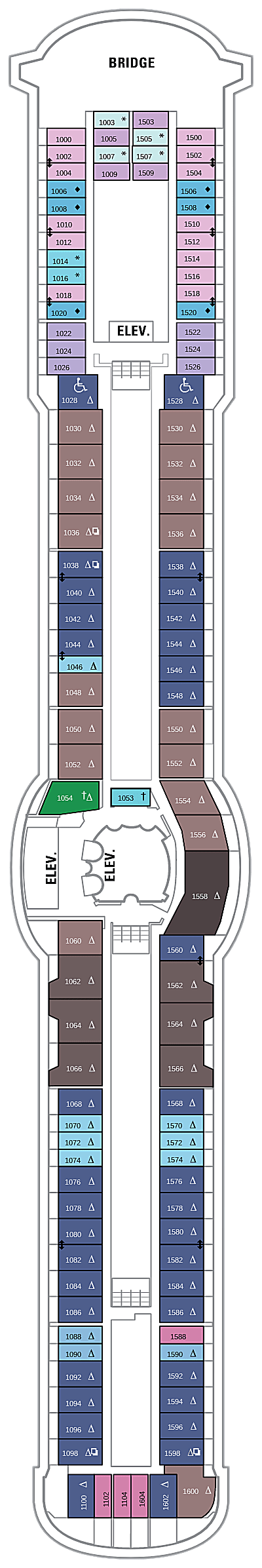 Brilliance of the Seas Deck 10