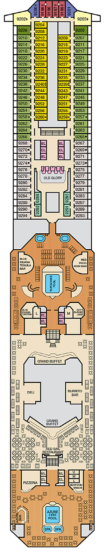 Carnival Glory Deck 9