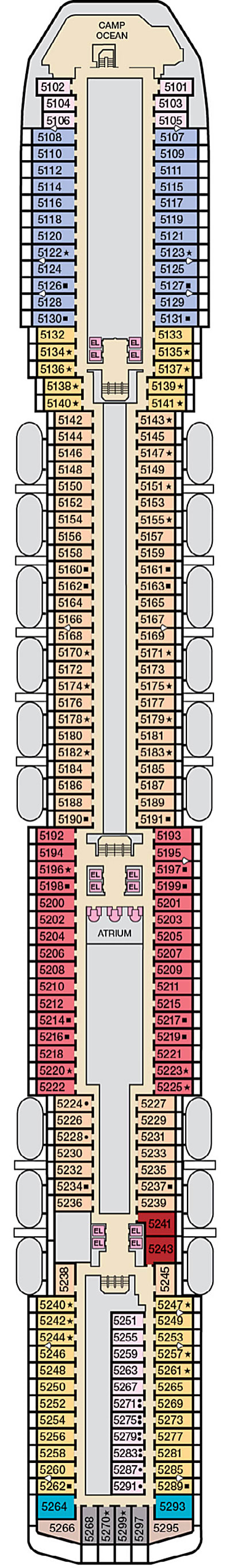 Carnival Legend, Deck Plans, Activities & Sailings