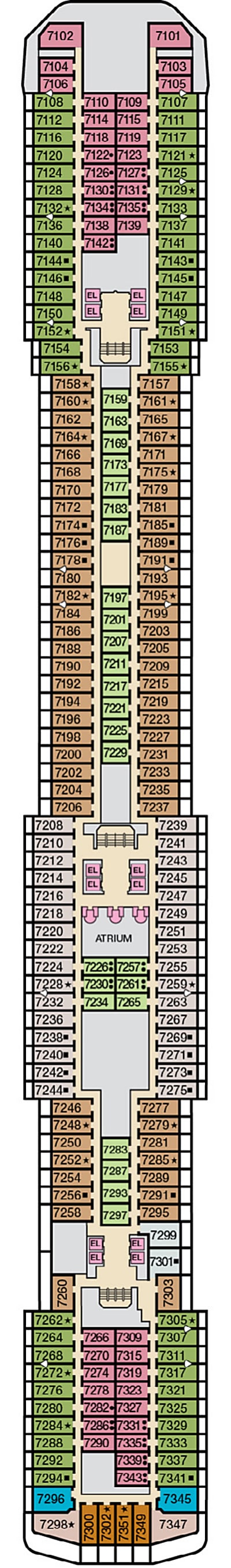 Carnival Legend Deck 7