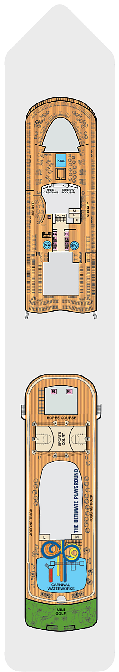 Carnival Mardi Gras Deck 18