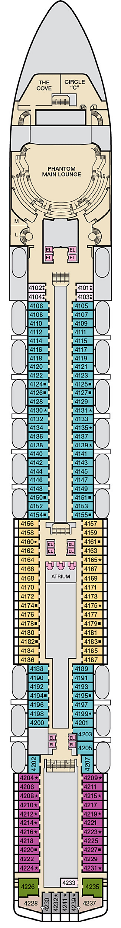 Carnival Miracle Deck 4