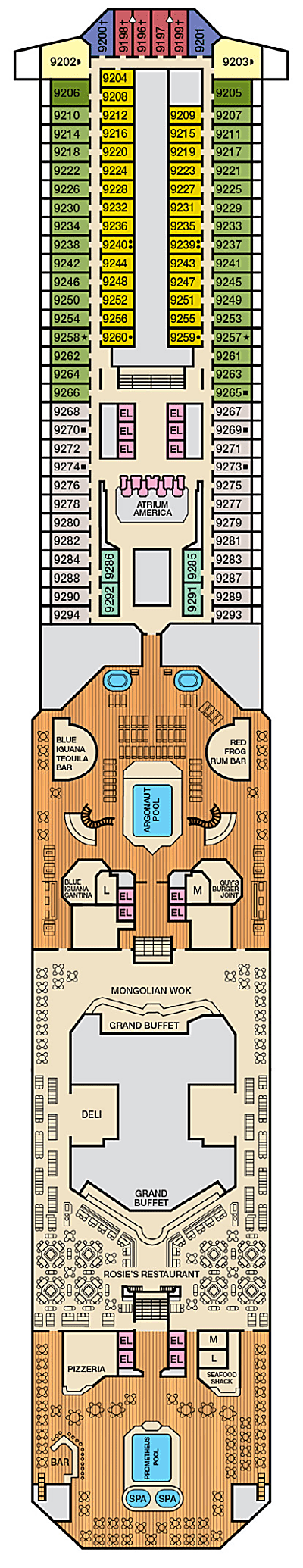 Carnival Valor Deck 9