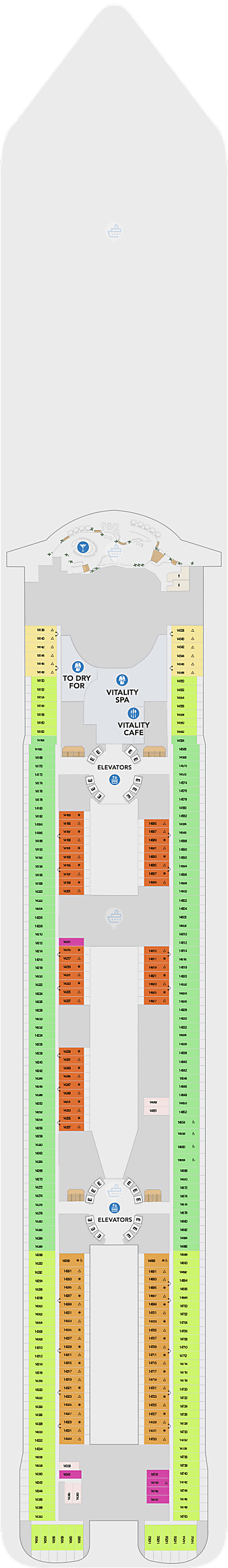 Icon of the Seas Deck 14