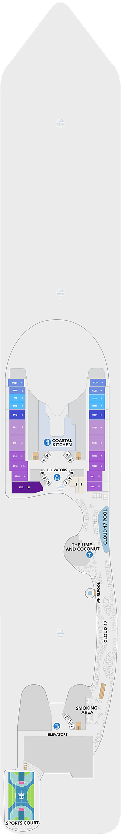 Icon of the Seas Deck 17