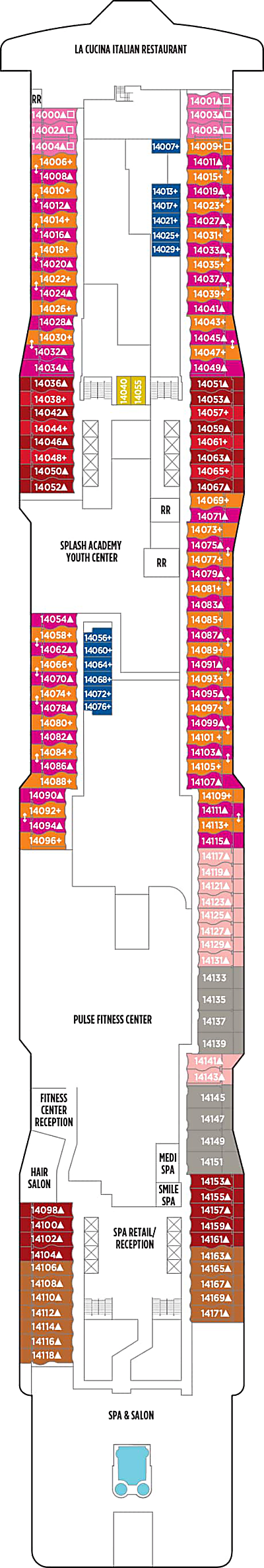 Norwegian Epic Deck 14 Activities