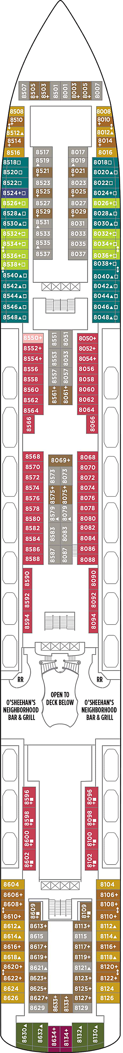 Norwegian Jade Deck 8