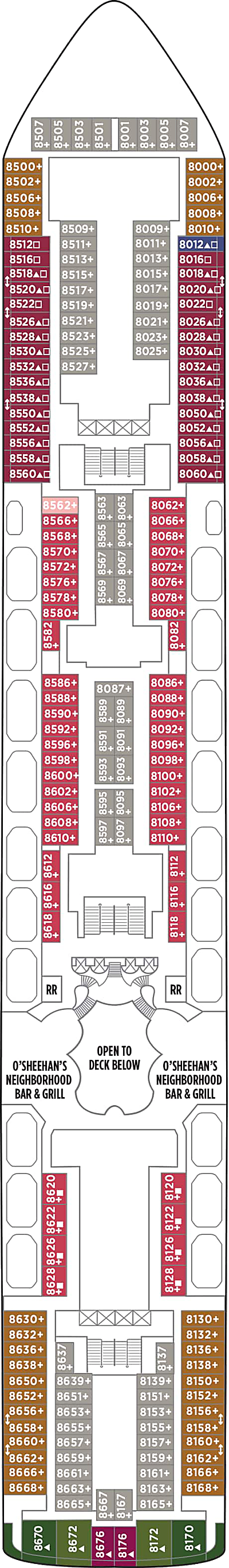 Norwegian Star Deck 8