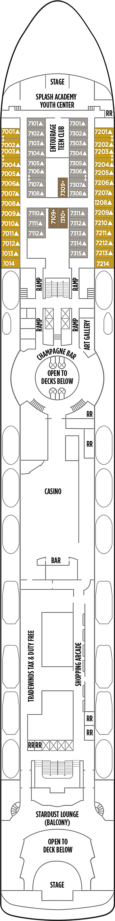 Norwegian Sun Deck 7