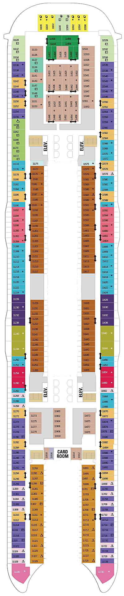 Oasis of the Seas Deck 11