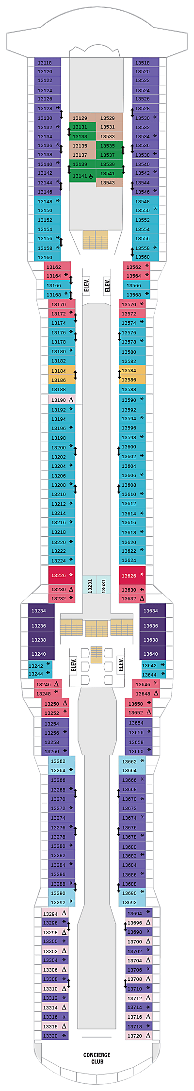 Odyssey of the Seas Deck 13