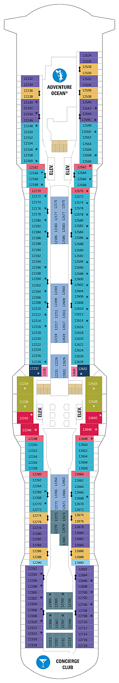 Ovation of the Seas Deck 12