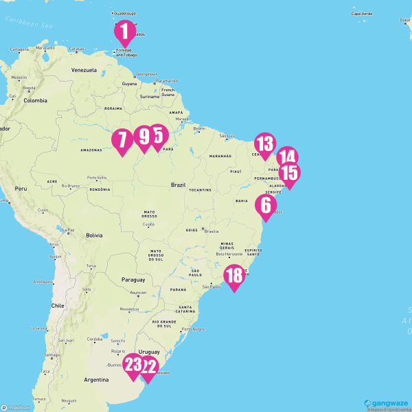 Azamara Quest November 18, 2023 Cruise Itinerary Map