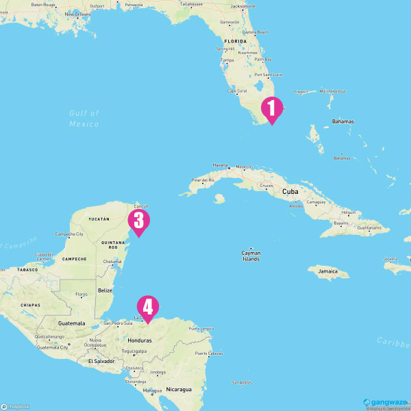 Carnival Celebration March 15, 2026 Cruise Itinerary Map