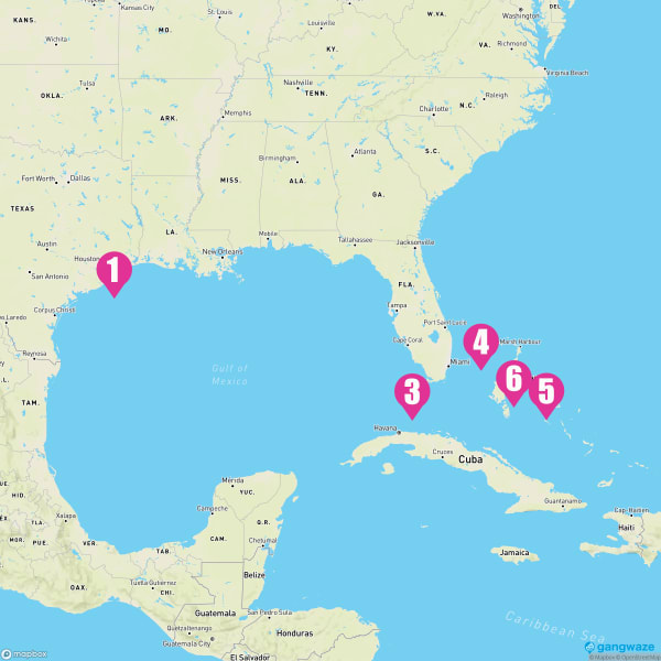 Carnival Dream June 29, 2024 Cruise Itinerary Map