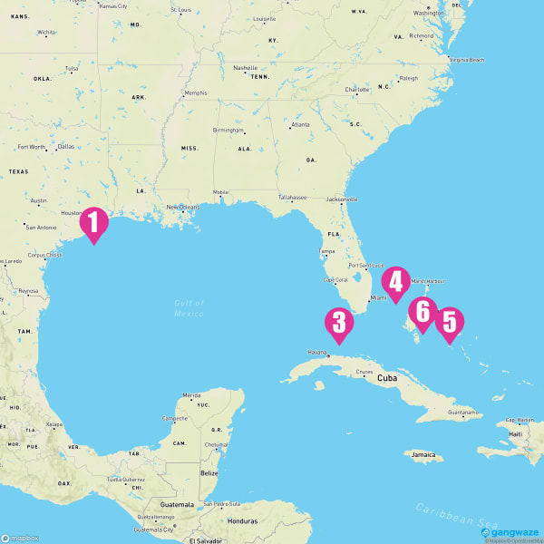 Carnival Dream September 21, 2024 Cruise Itinerary Map