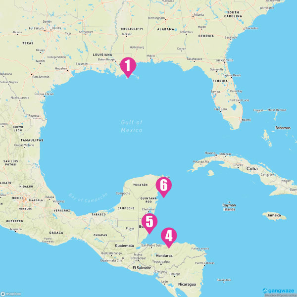 Carnival Liberty November 17, 2024 Cruise Itinerary Map