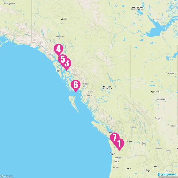 Carnival Luminosa August 8, 2024 Cruise Itinerary Map