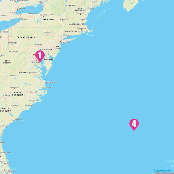 Carnival Pride October 19, 2025 Cruise Itinerary Map