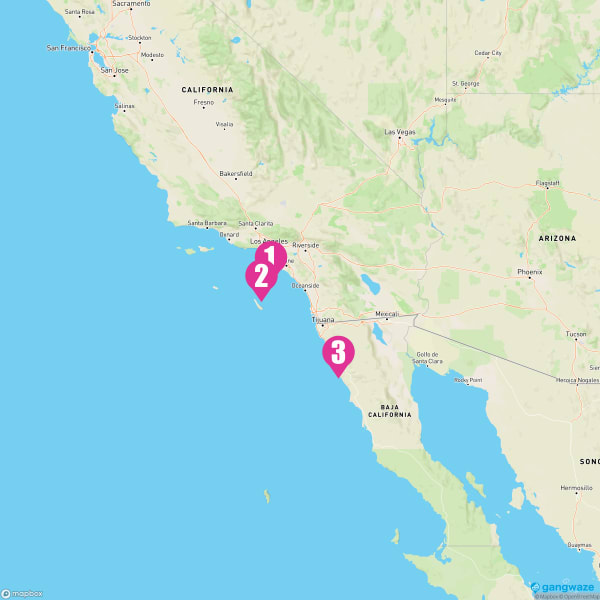 Carnival Radiance August 28, 2023 Cruise Itinerary Map