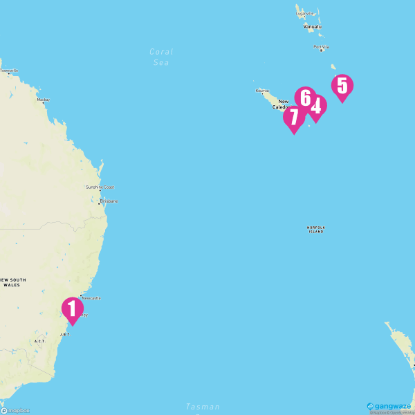 Carnival Splendor June 11, 2024 Cruise Itinerary Map