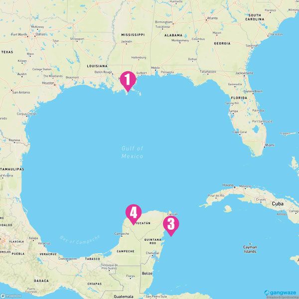 Carnival Valor December 28, 2024 Cruise Itinerary Map