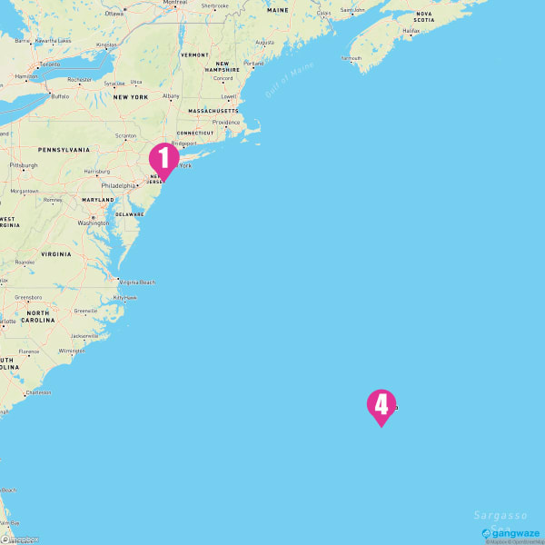 Celebrity Eclipse June 30, 2024 Cruise Itinerary Map