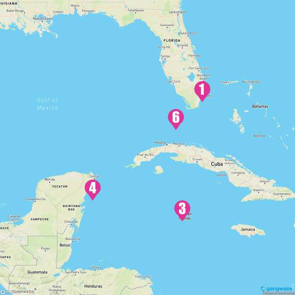 Celebrity Eclipse March 8, 2026 Cruise Itinerary Map