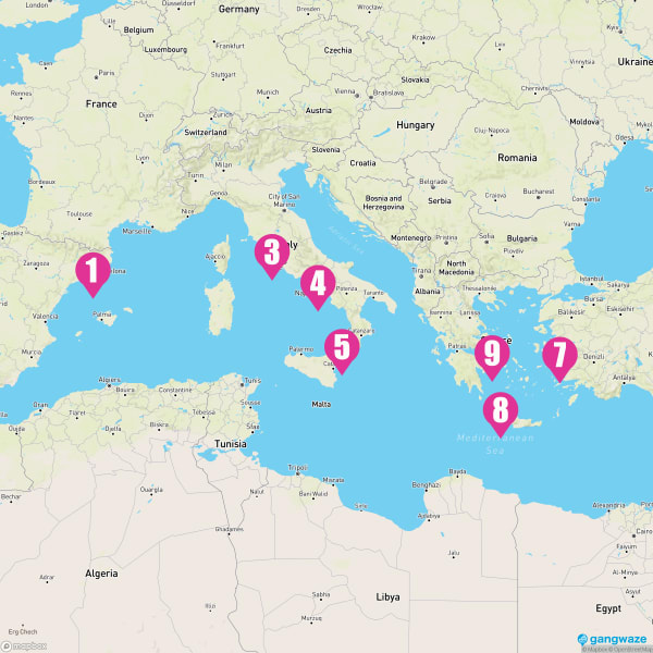 Celebrity Infinity January 26, 2025 Cruise Itinerary Map