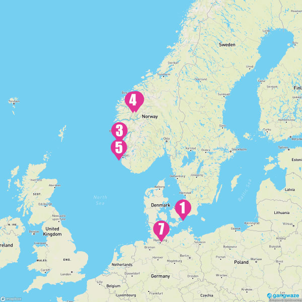 Costa Diadema June 22, 2024 Cruise Itinerary Map