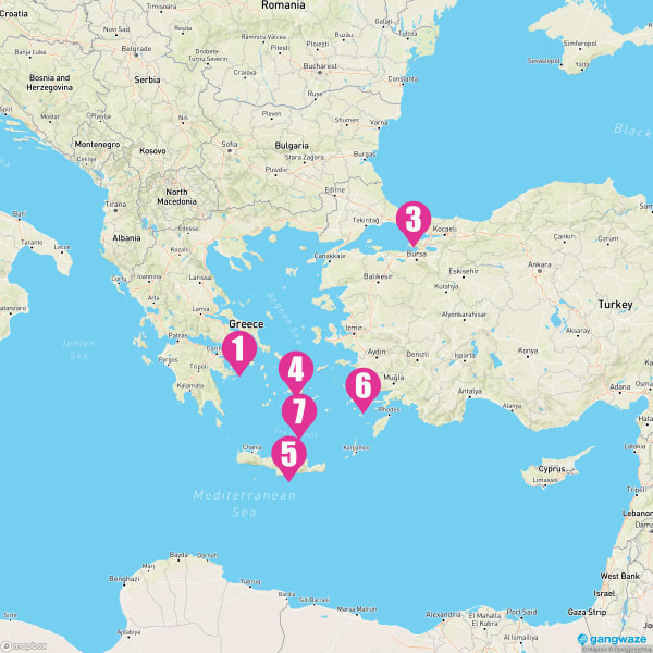 Costa Fortuna June 21, 2024 Cruise Itinerary Map