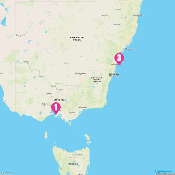 Crown Princess April 23, 2026 Cruise Itinerary Map