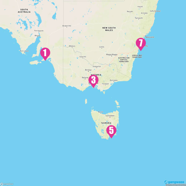 Crown Princess December 15, 2025 Cruise Itinerary Map