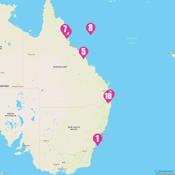 Crown Princess March 8, 2025 Cruise Itinerary Map