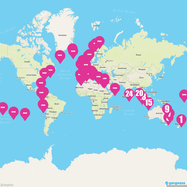 Crown Princess May 31, 2025 Cruise Itinerary Map