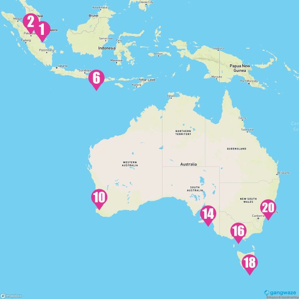 Crown Princess November 4, 2025 Cruise Itinerary Map