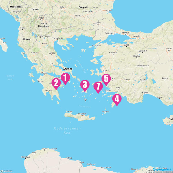 Crystal Symphony August 2, 2025 Cruise Itinerary Map