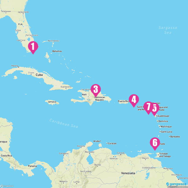 Explorer of the Seas April 19, 2024 Cruise Itinerary Map
