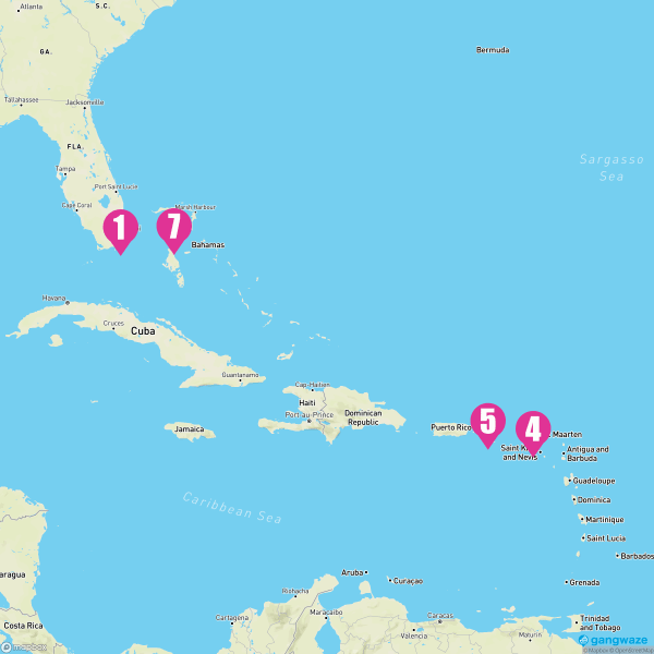 Icon of the Seas December 14, 2024 Cruise Map & Port Info