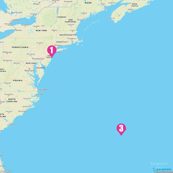 Liberty of the Seas August 6, 2024 Cruise Itinerary Map