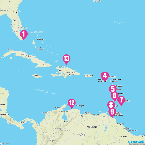 Majestic Princess January 31, 2026 Cruise Itinerary Map