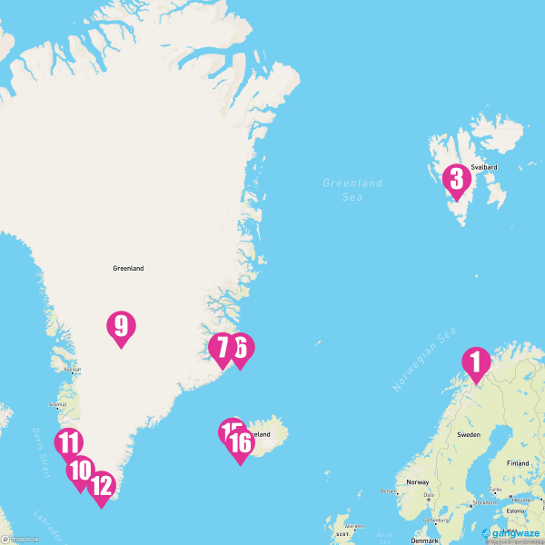 Marina August 5, 2024 Cruise Itinerary Map