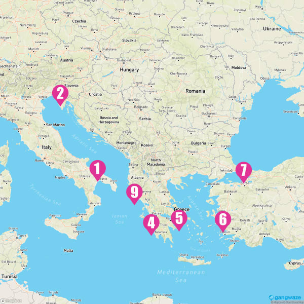 MSC Fantasia June 6, 2025 Cruise Itinerary Map