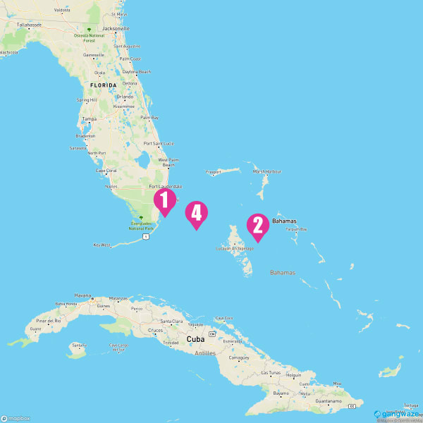 MSC Magnifica July 28, 2025 Cruise Itinerary Map