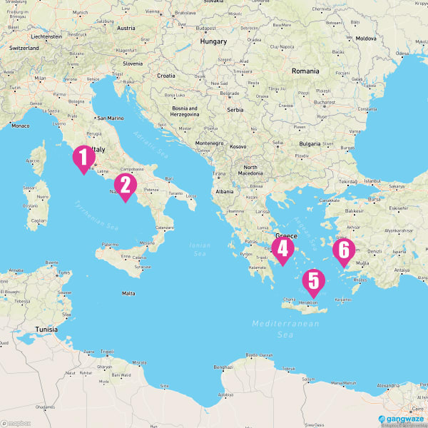 MSC Musica April 20, 2023 Cruise Itinerary Map