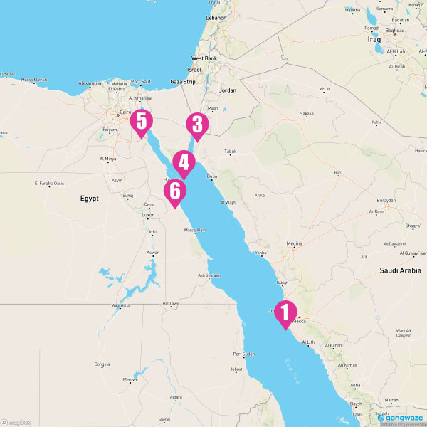 MSC Opera February 4, 2025 Cruise Itinerary Map