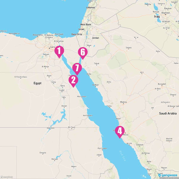 MSC Opera January 18, 2025 Cruise Itinerary Map