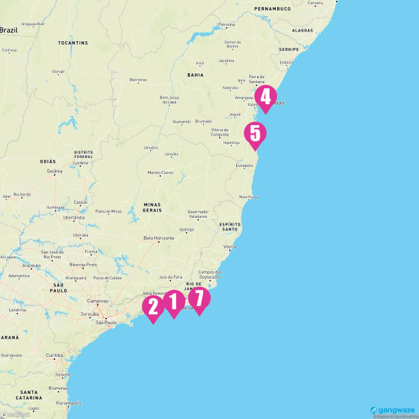 MSC Orchestra February 8, 2025 Cruise Itinerary Map