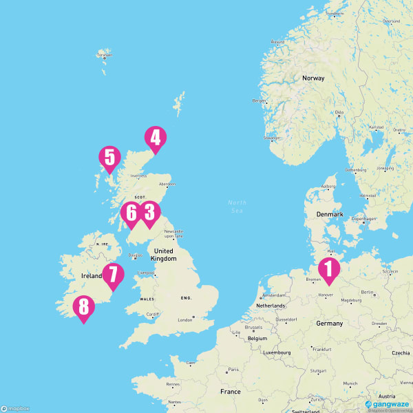 MSC Preziosa September 14, 2023 Cruise Itinerary Map